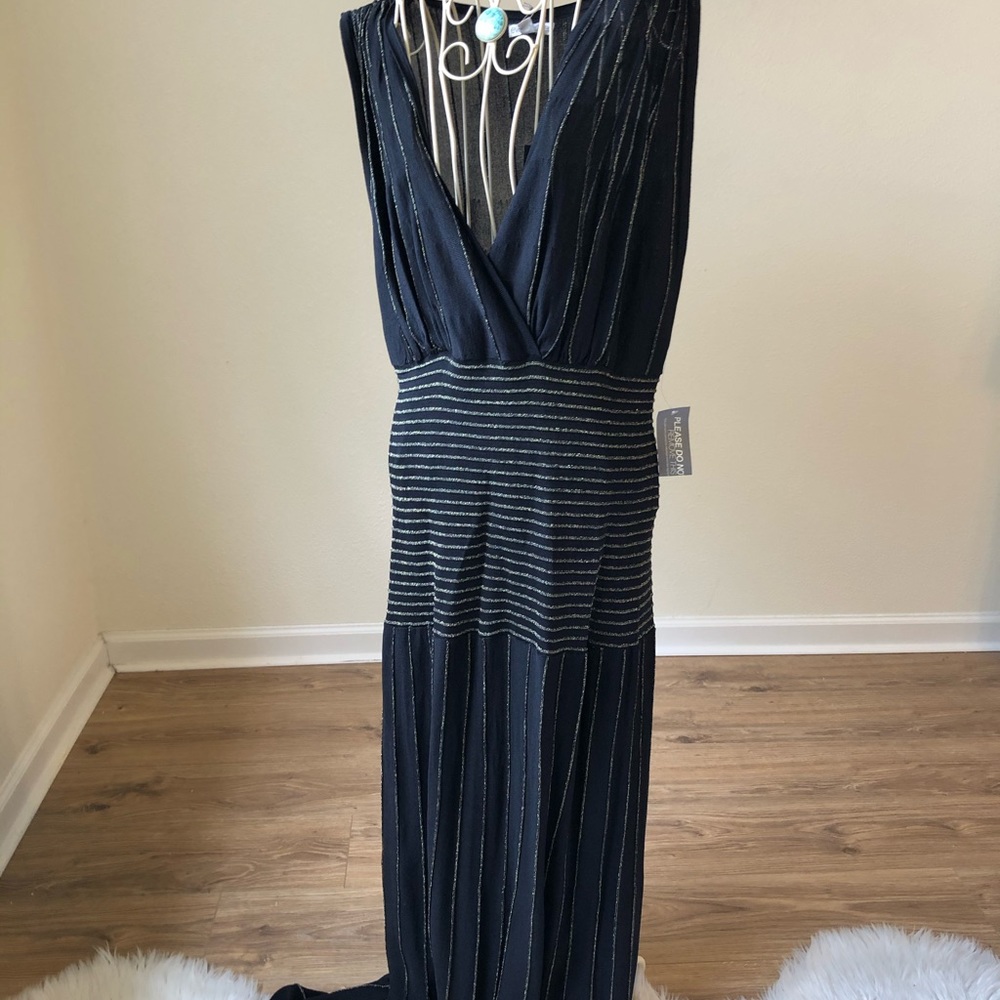 Eva Mendes for New York & Company Black Maxi Dress